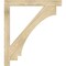 Ekena Millwork Imperial Block Rough Sawn Bracket, Douglas Fir, 4"W x 42"D x 48"H BKT04X42X48IMP05RDF - alternate 4